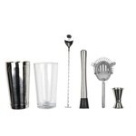 Paris Prix Kit pour Cocktail  5 Accessoires  32cm Argent