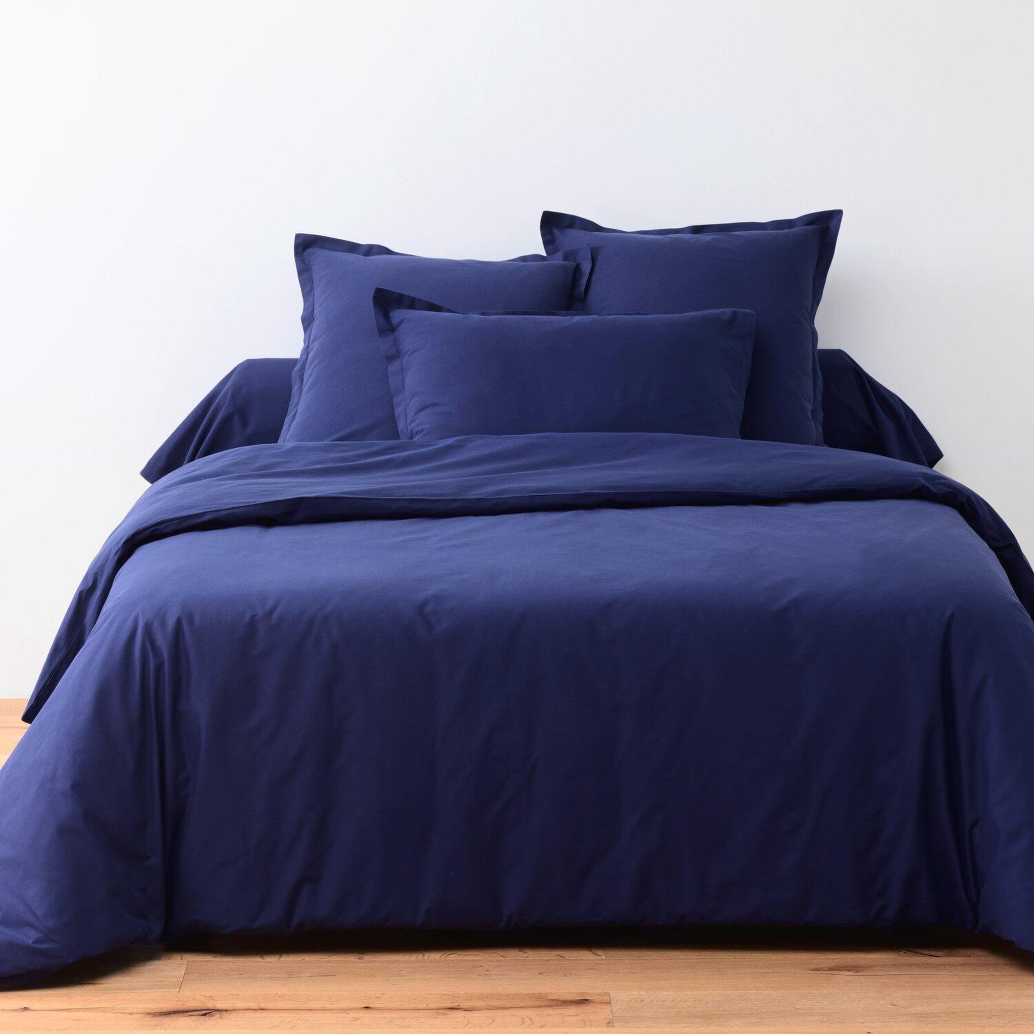 Voir la diapositive 3 : ATELIER DU COTON Drap housse 100% coton 57fils