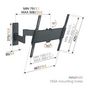 Voir la diapositive 3 : Vogels Support mural pour TV - VOGEL'S - TVM 1443 Full-Motion+ Medium, 2 bras, 32-65