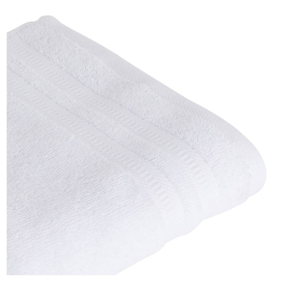ACTUEL Serviette de toilette unie en coton 450 g/m²