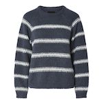 Pieces Pull /Blanc Femme Pieces Sonja. Coloris disponibles : Gris