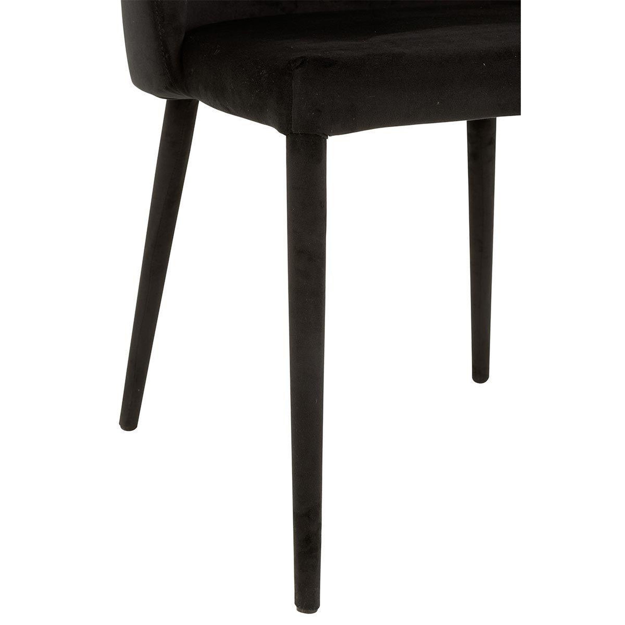 Voir la diapositive 5 : J-LINE Chaise Design  Charlotte  80cm Noir