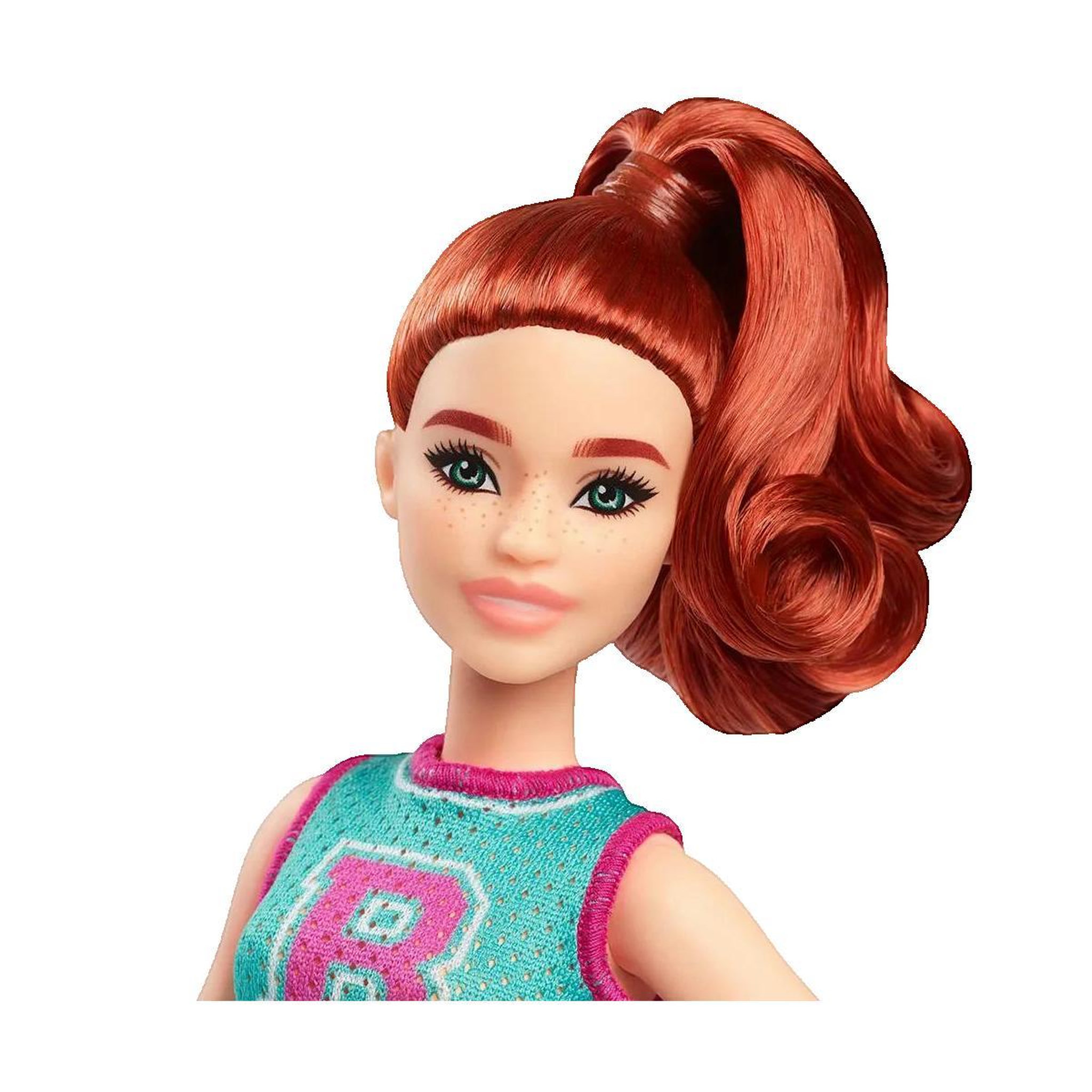 Voir la diapositive 2 : MATTEL Poupée Barbie Mattel Fashionistas HYT90 cheveux roux