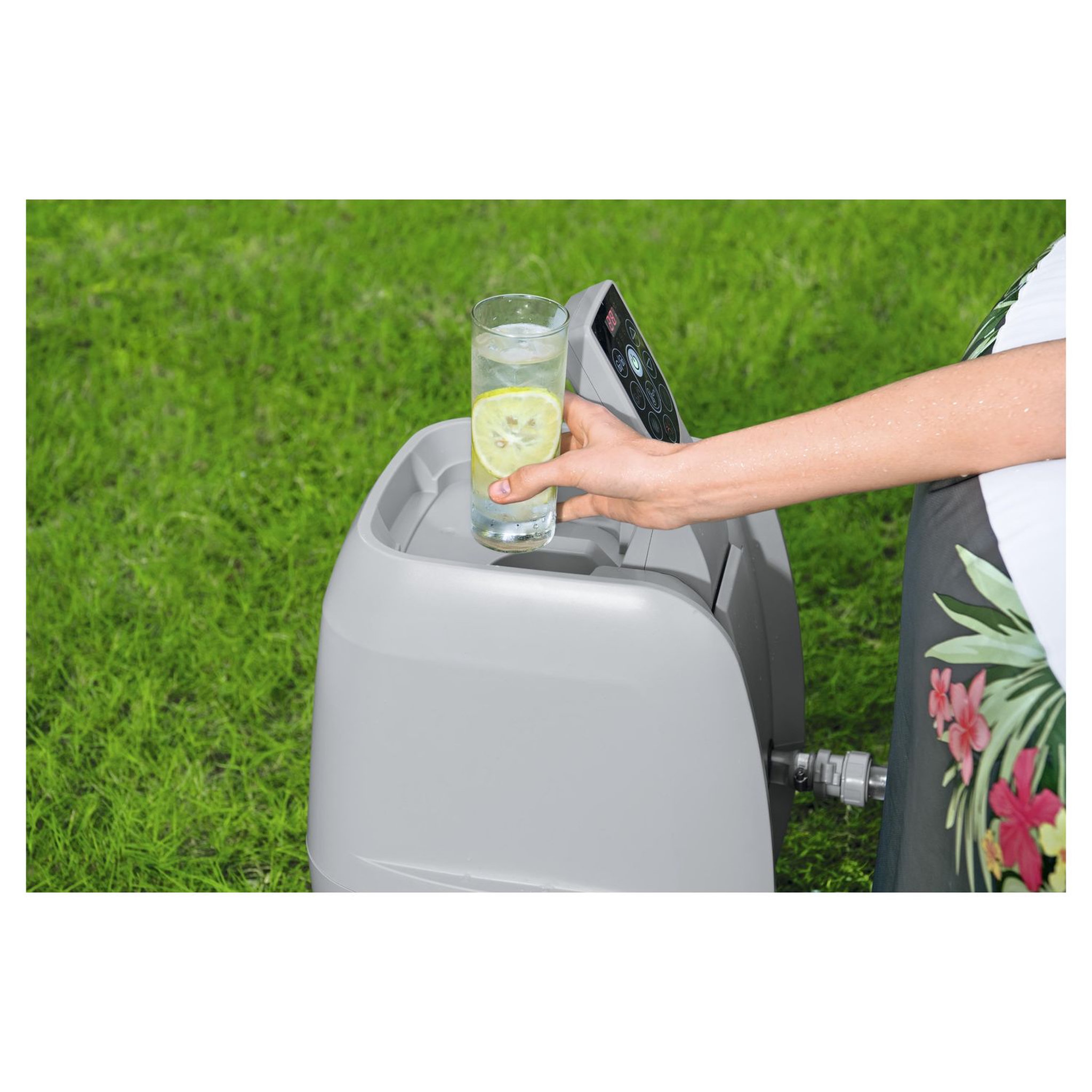 Voir la diapositive 5 : BESTWAY Spa gonflable rond 2-3 personnes 170x66cm ARUBA