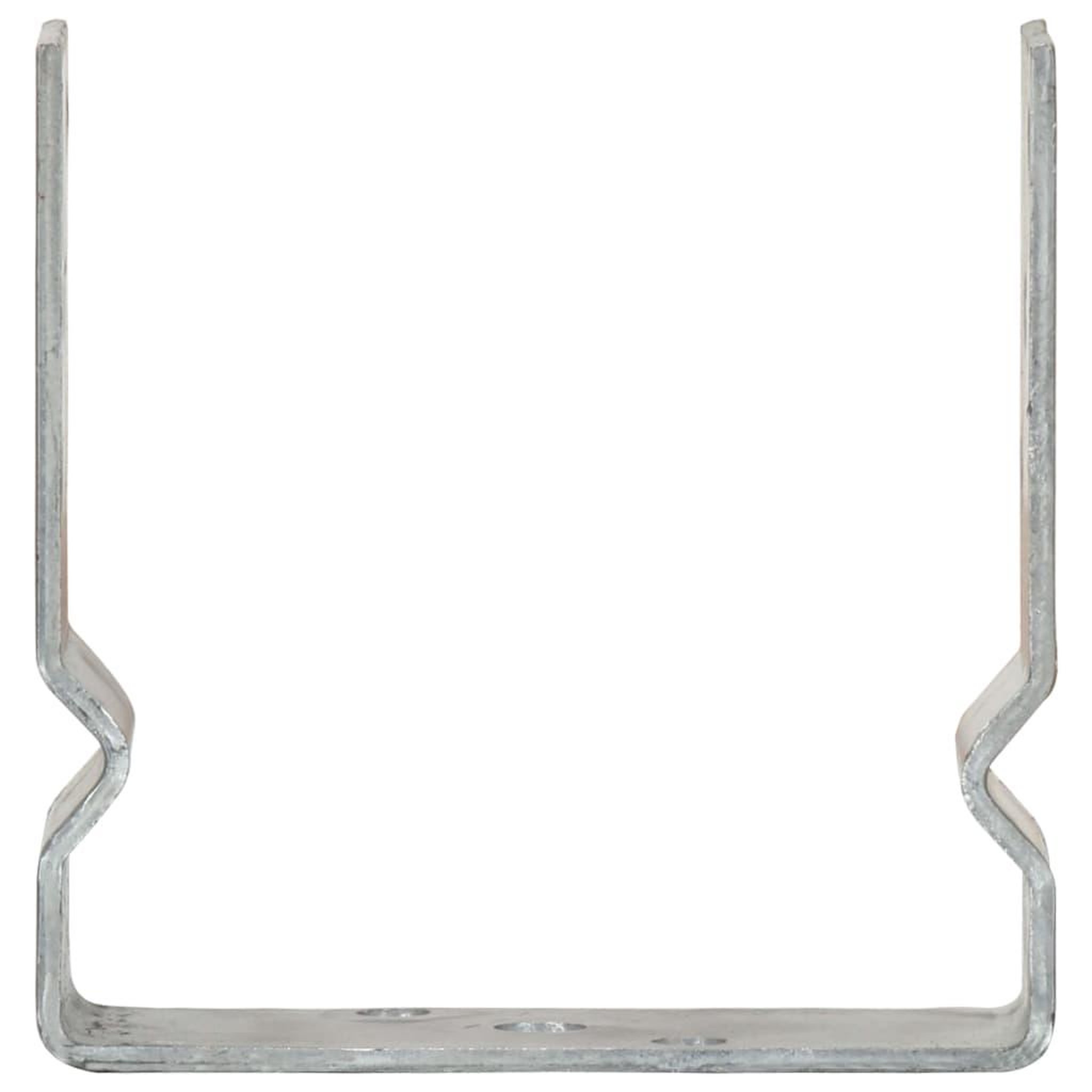 Voir la diapositive 3 : VIDAXL Piquets de cloture 6 pcs Argente 14x6x15 cm Acier galvanise