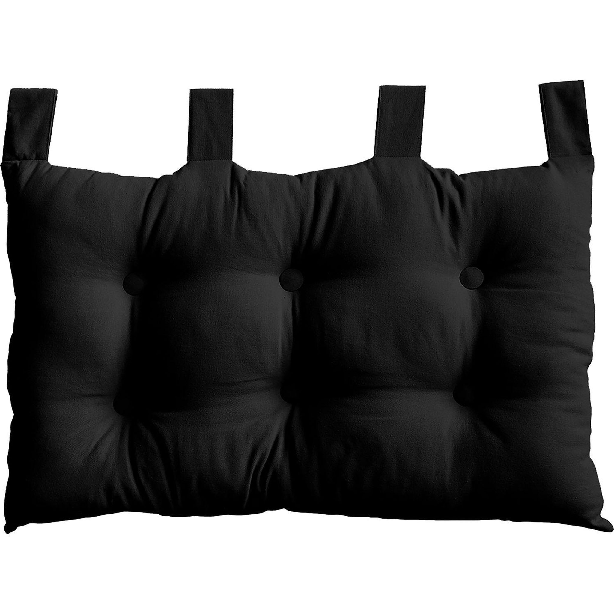 Voir la diapositive 1 : TOILINUX Tête de lit coussin Panama à suspendre