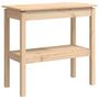 Voir la diapositive 2 : VIDAXL Table console 80x40x75 cm Bois massif de pin