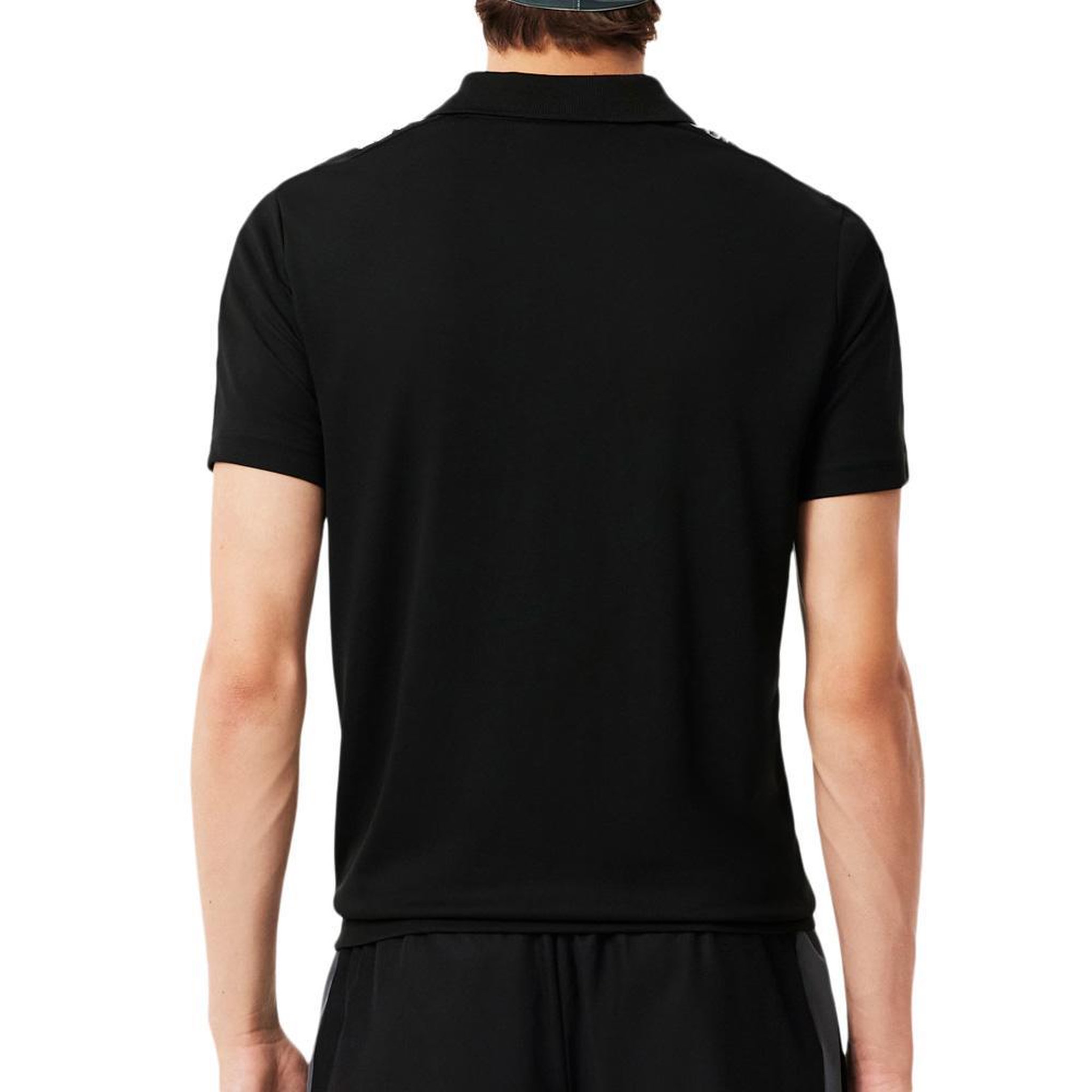 Voir la diapositive 2 : Lacoste Polo Noir Homme Lacoste Ultra Dry crocodile paysage