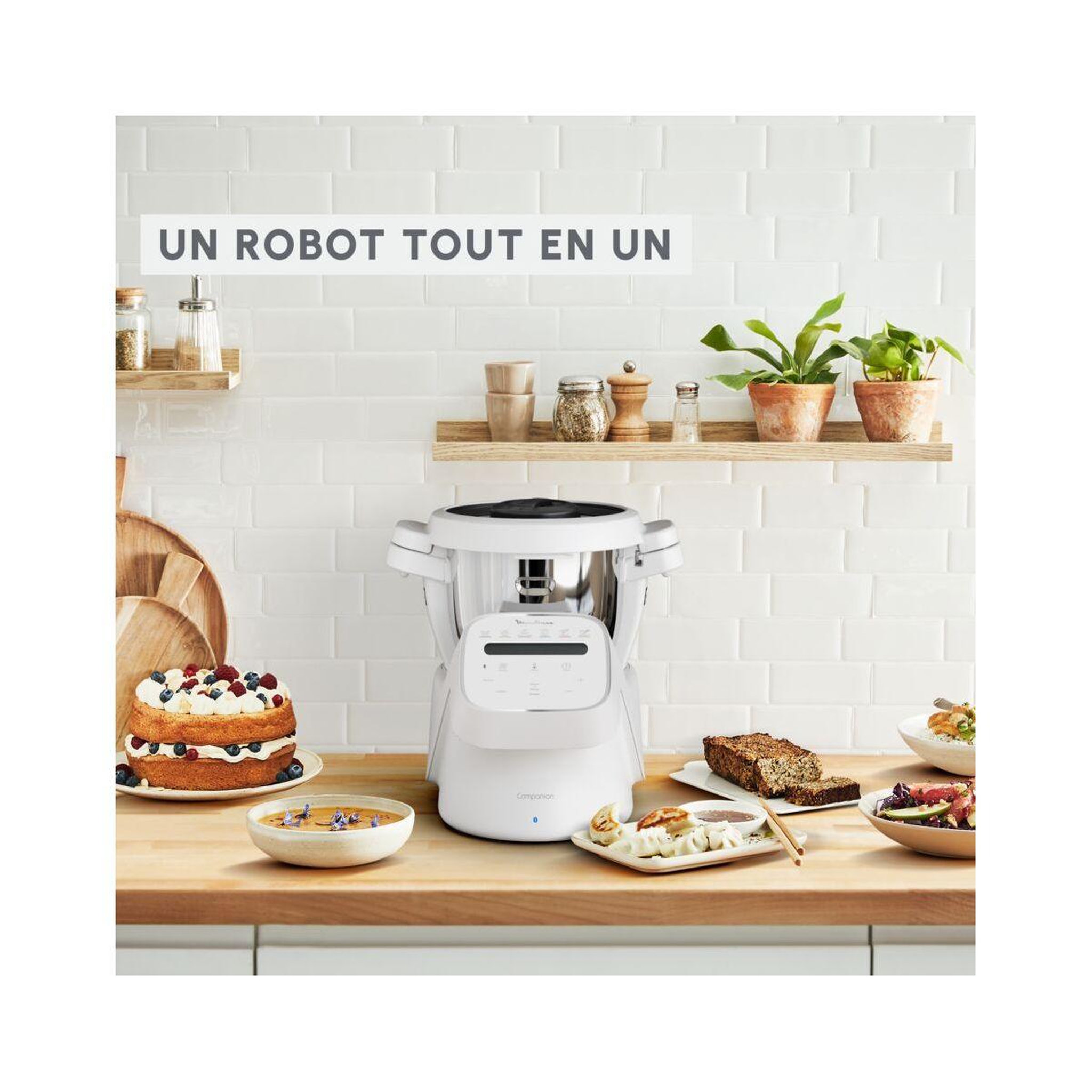 Voir la diapositive 3 : MOULINEX Robot cuiseur I-Companion Connect HF941AF0