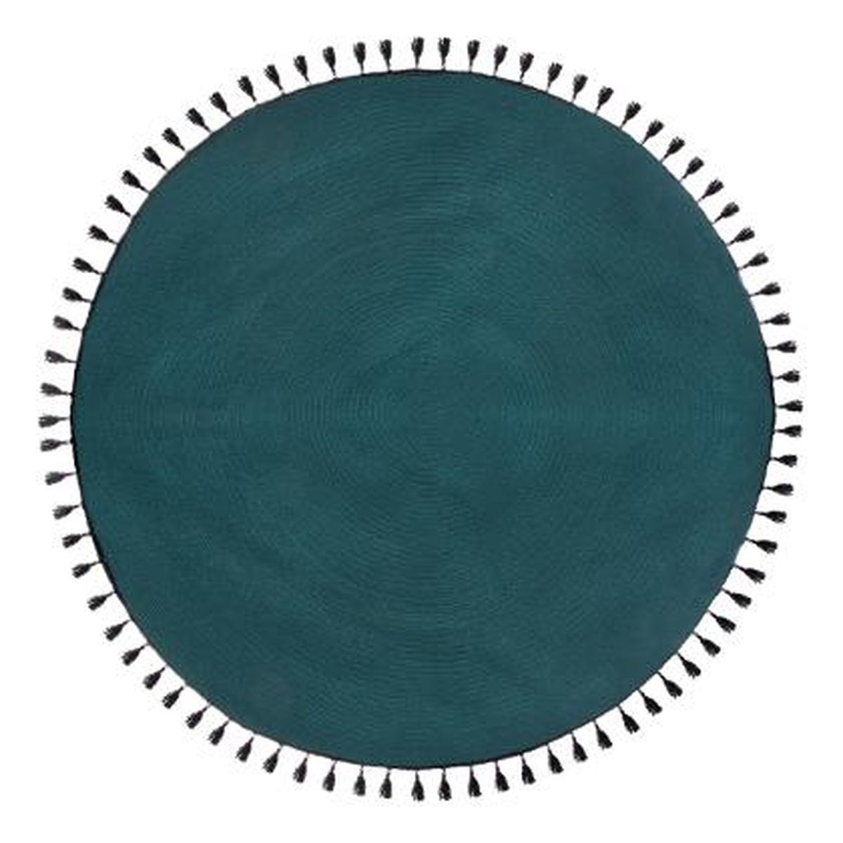 Tapis rond uni coton POP