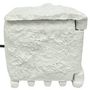 Voir la diapositive 2 : VIDAXL 4 prises de jardin etanches Resine Blanc