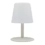Lumisky STANDY MINI CREAM Lampe de table sans fil avec pied en acier creme - base LED blanc chaud/blanc froid