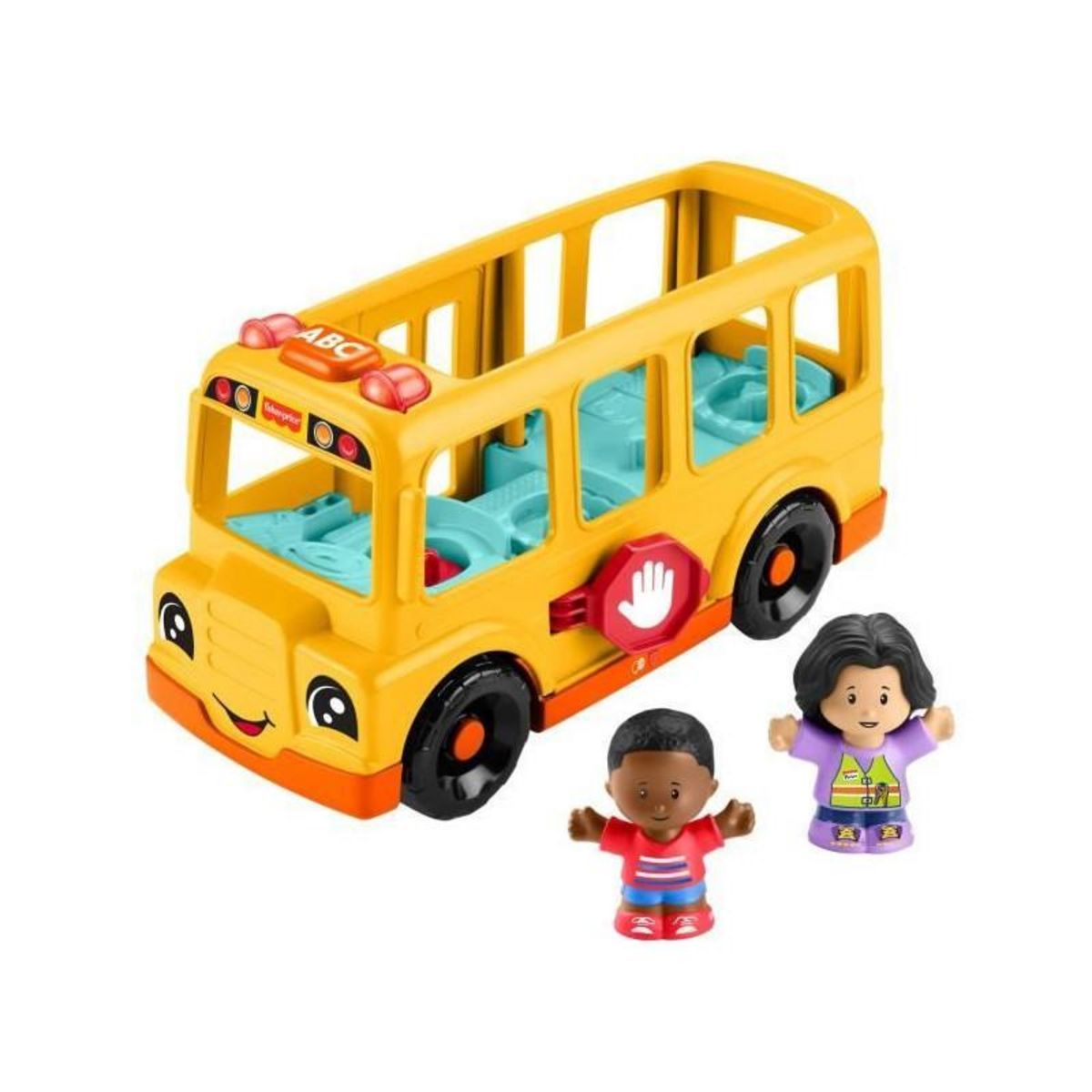 FISHER PRICE Fisher-Price Little People-Le Bus Scolaire-Véhicule musical a pousser HYT03