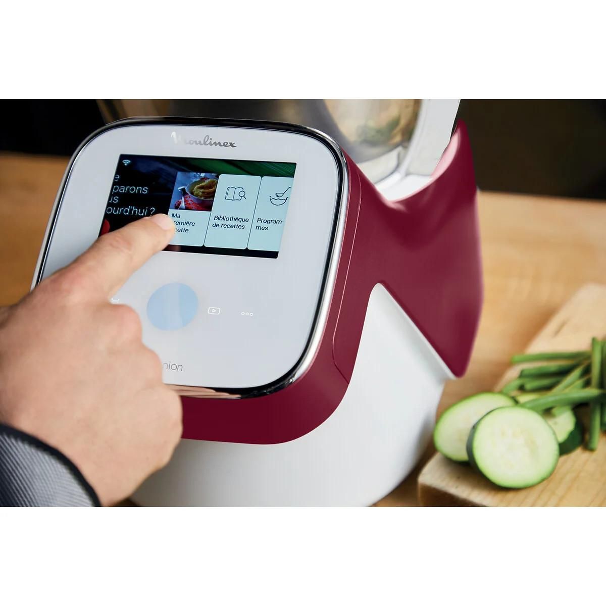 MOULINEX Robot cuiseur multifonctions 3l 1550w edition rouge - hf934510