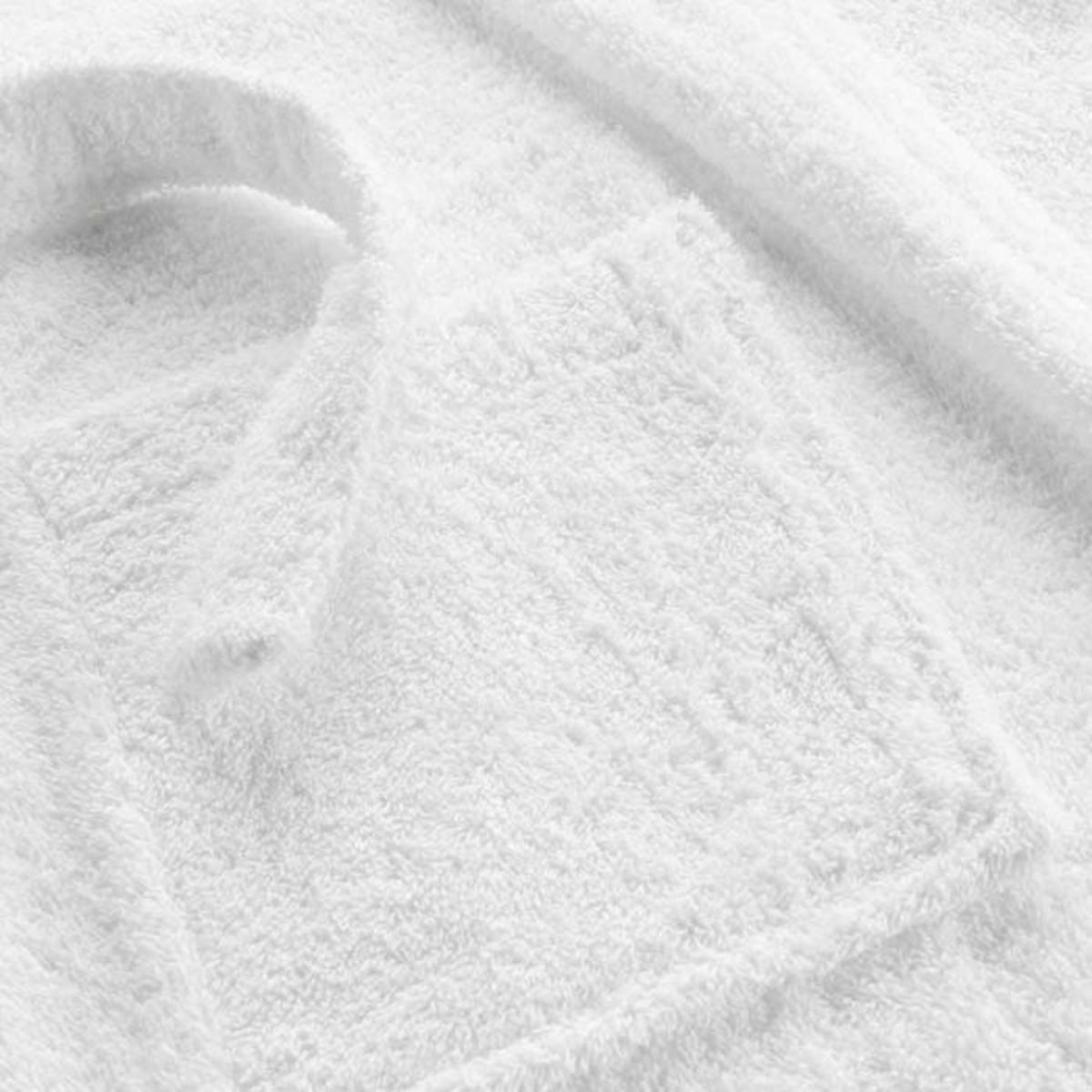 Paris Prix Peignoir Col Châle en Coton  Tendresse  Blanc