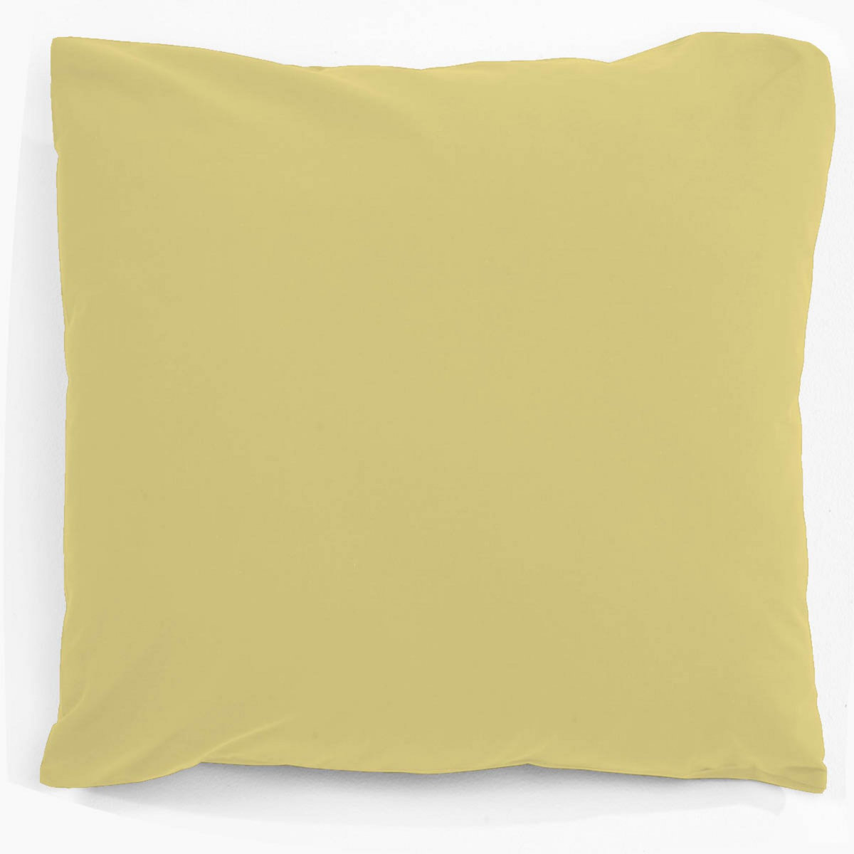 Taie d'oreiller unie en coton 47 fils 