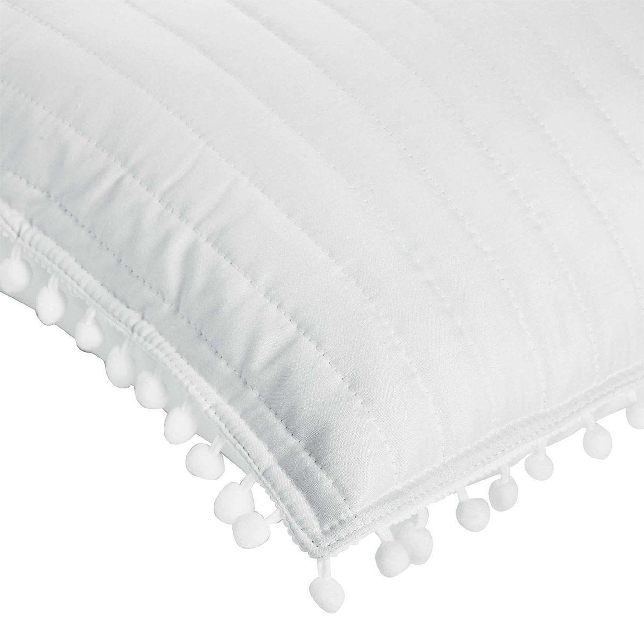 Voir la diapositive 2 : Douceur d'Intérieur Housse de coussin  dorinette  45x45cm blanc