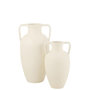 Voir la diapositive 2 : Paris Prix Vase Déco Uni  Amphore  66cm Blanc