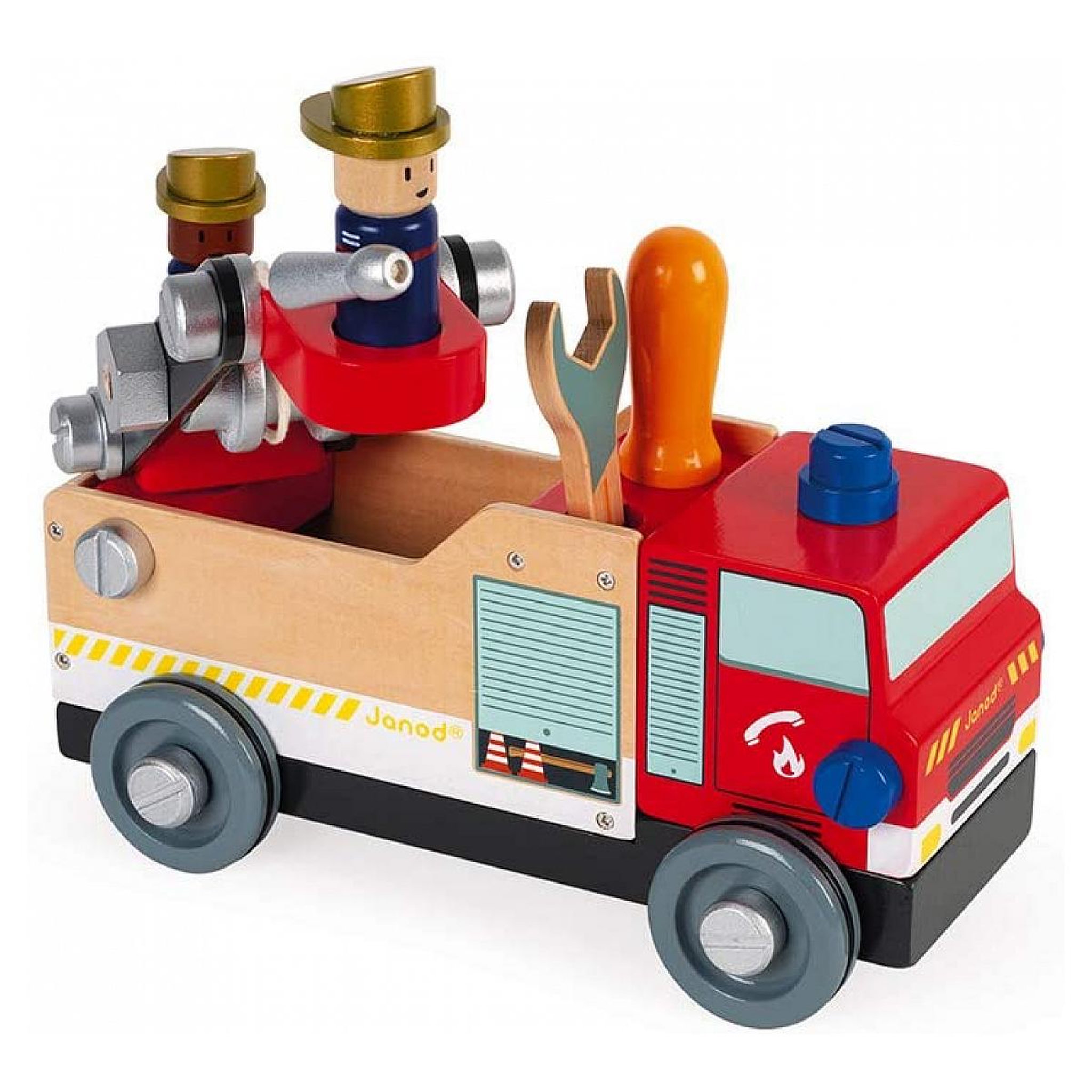 Juratoys-Janod Camion pompier brico kids