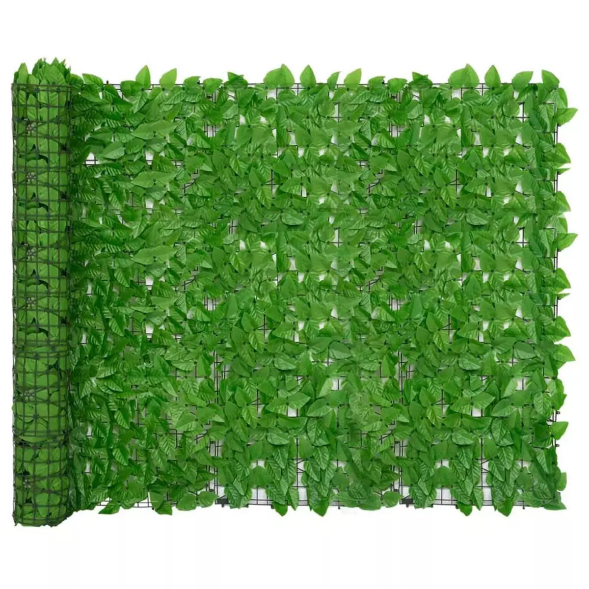VIDAXL Ecran de balcon avec feuilles vert 300x150 cm