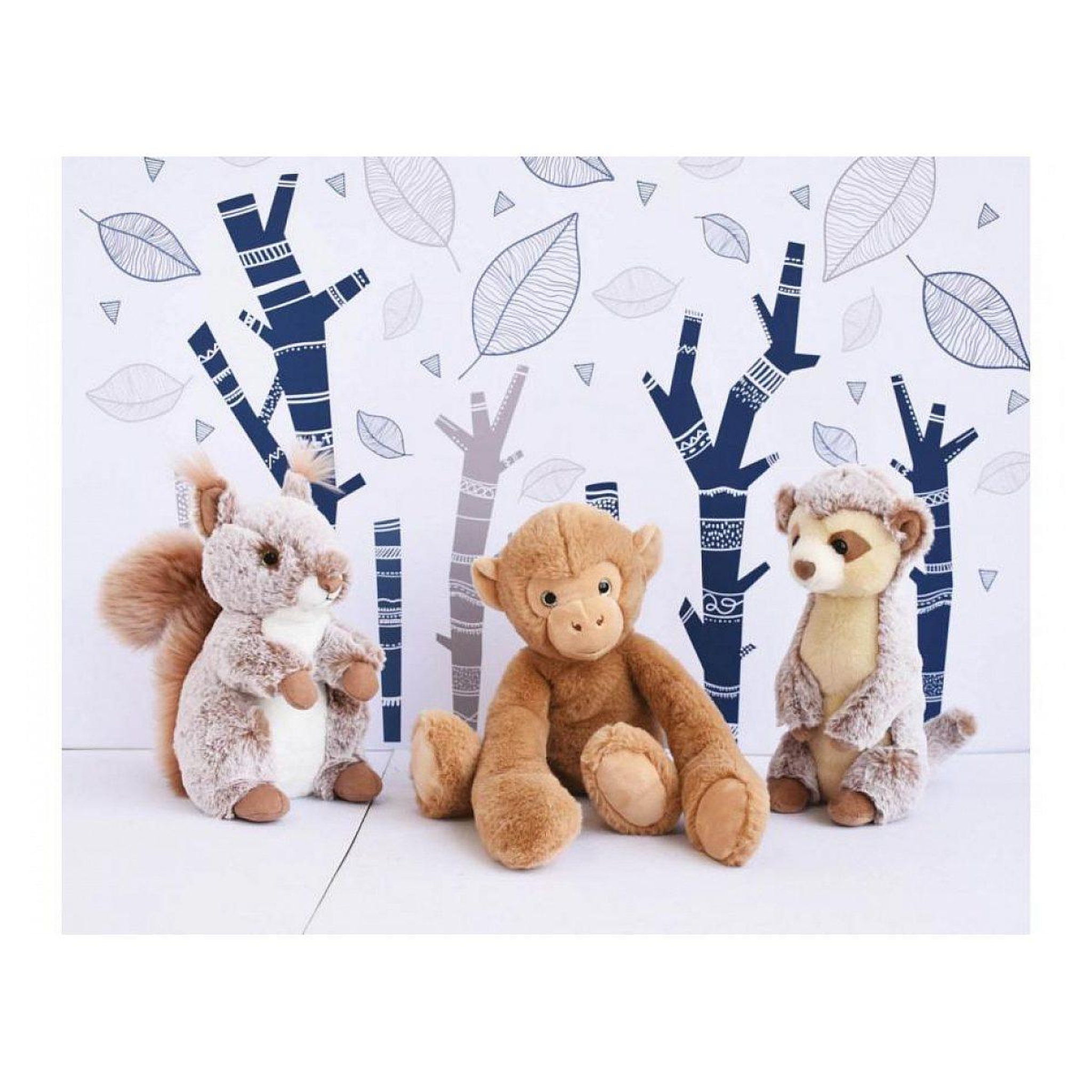 Voir la diapositive 3 : Histoire D'Ours Peluche suricate beige - 25 cm ho2954