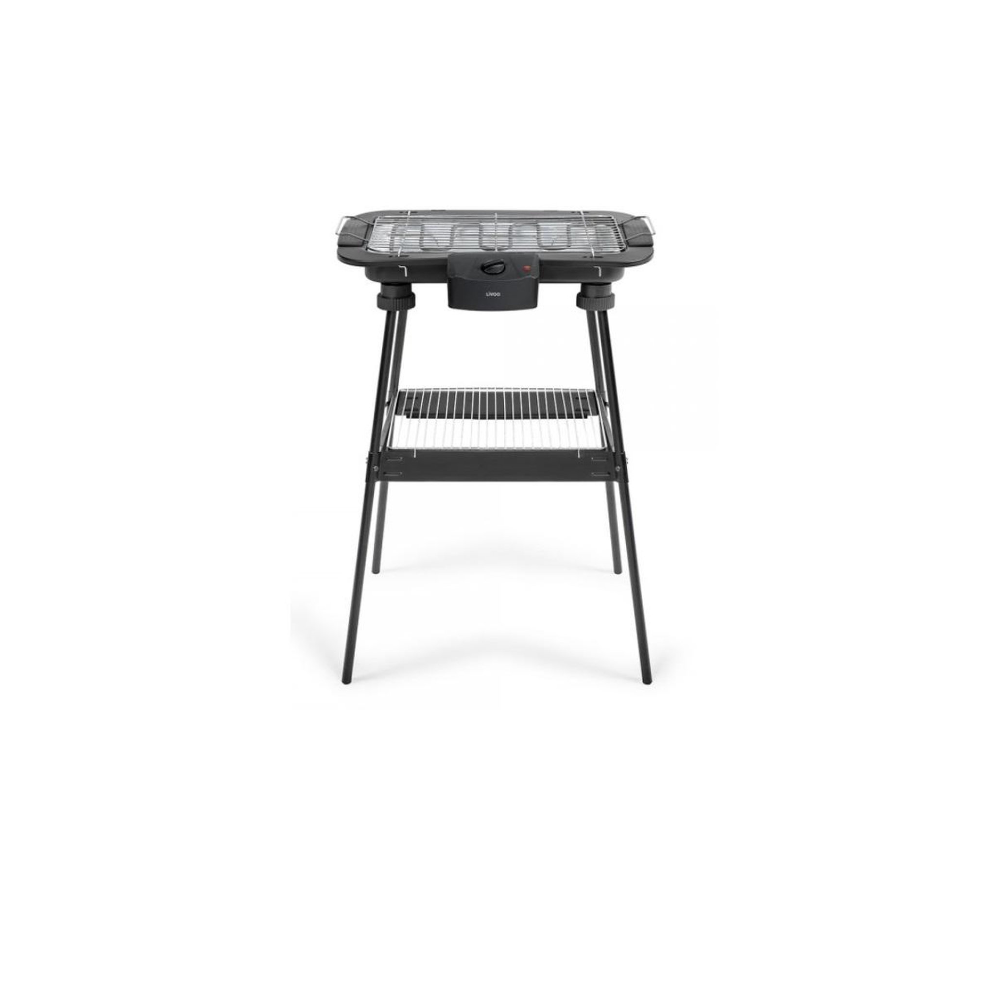 Voir la diapositive 2 : LIVOO Barbecue électrique sur pieds 2200w noir - DOM506