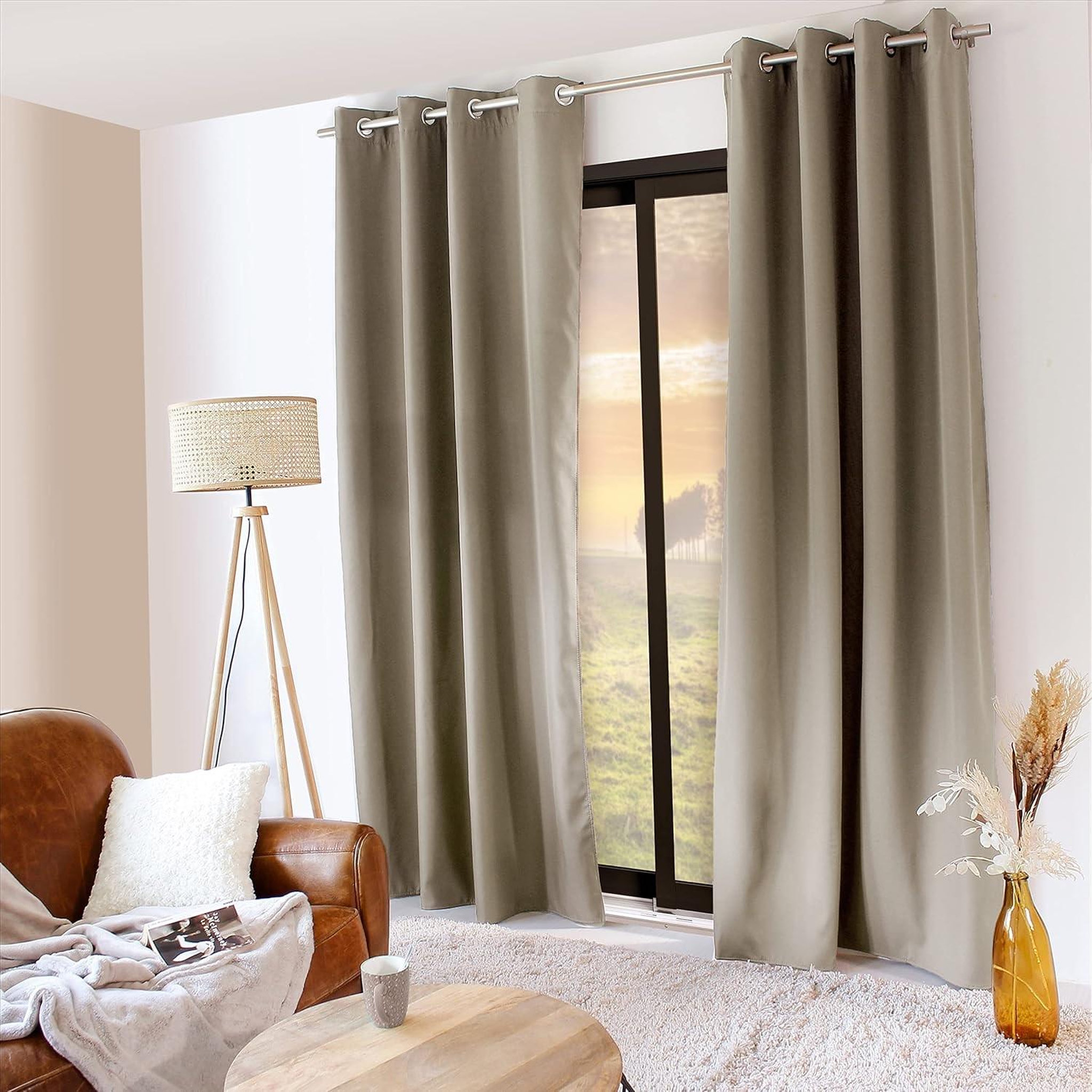 Voir la diapositive 3 : Eden 1 rideau thermique glacier design et moderne