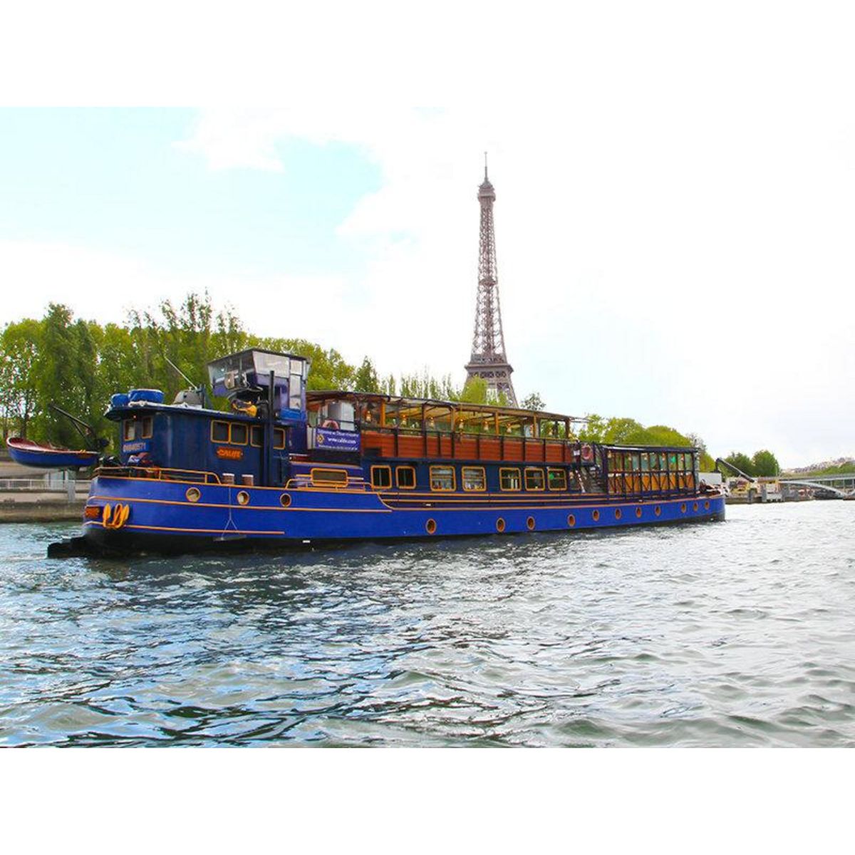 Smartbox Croisière de 2h sur la Seine avec déjeuner gastronomique et bouteille de vin - Coffret Cadeau Gastronomie