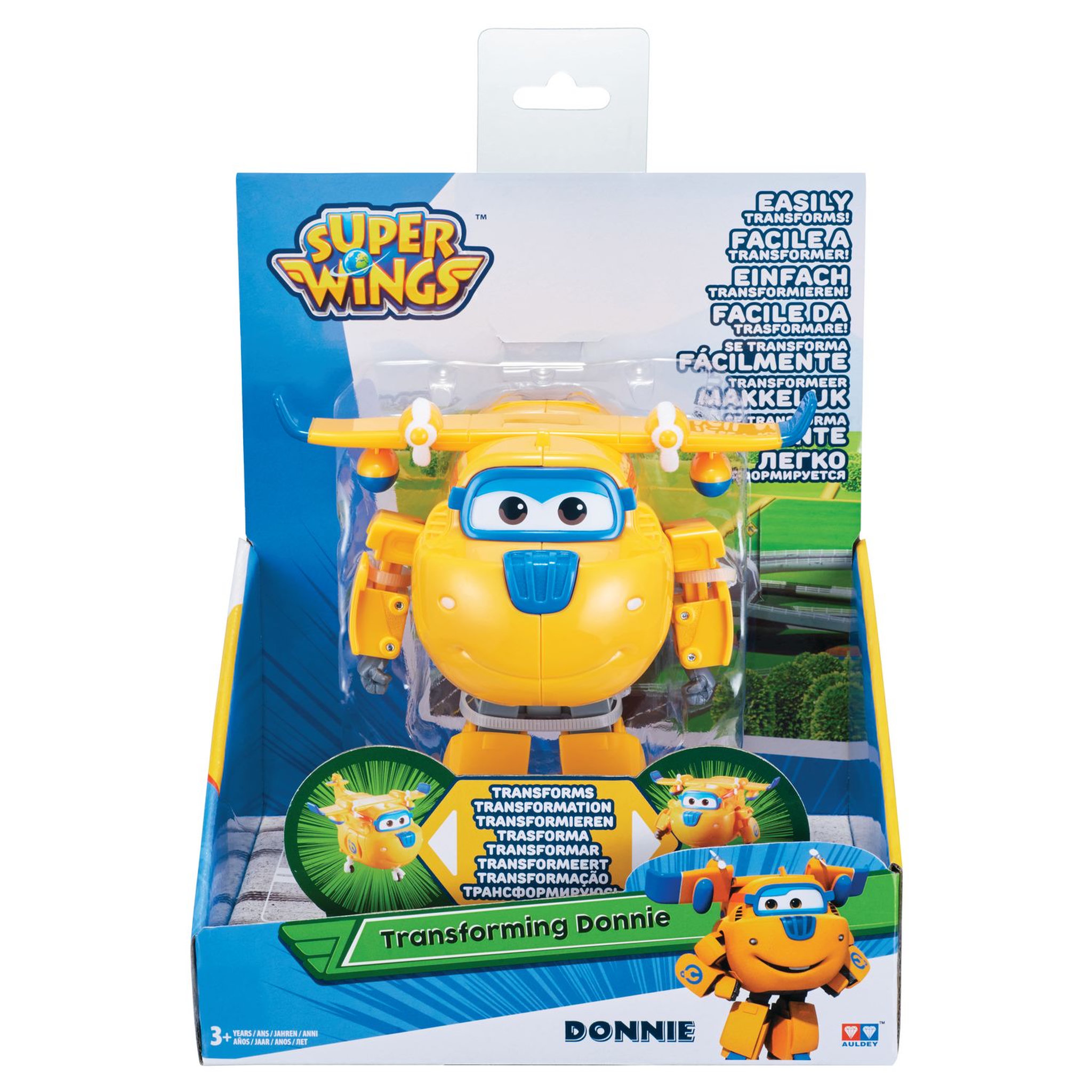 Voir la diapositive 3 : Auldey Figurine transforming 12 cm Donnie -  Super Wings