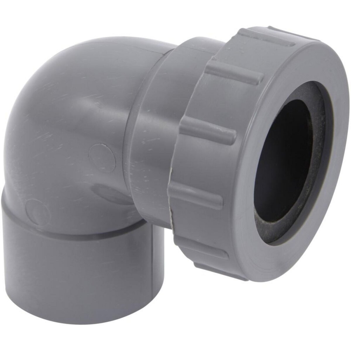 GIRPI Coude 87.3° en pvc à coller / à joint, femelle / femelle, D.40