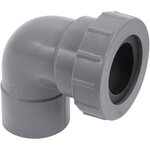 GIRPI Coude 87.3° en pvc à coller / à joint, femelle / femelle, D.40