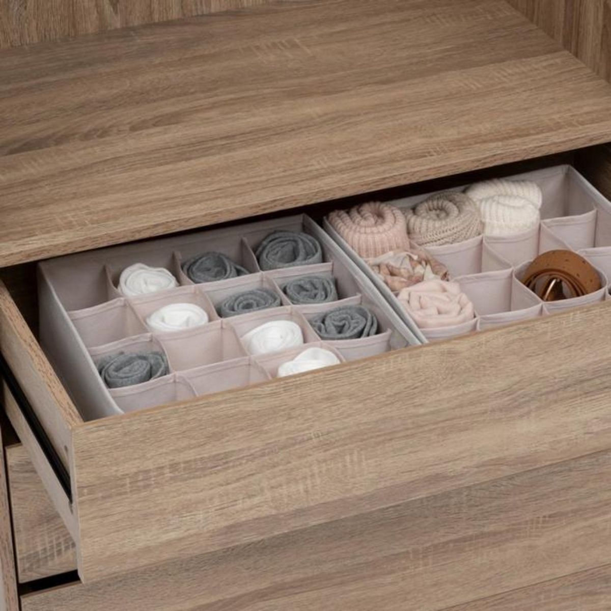 FIVE Rangement Tiroirs 16 compartiments  Dressy  31cm Beige