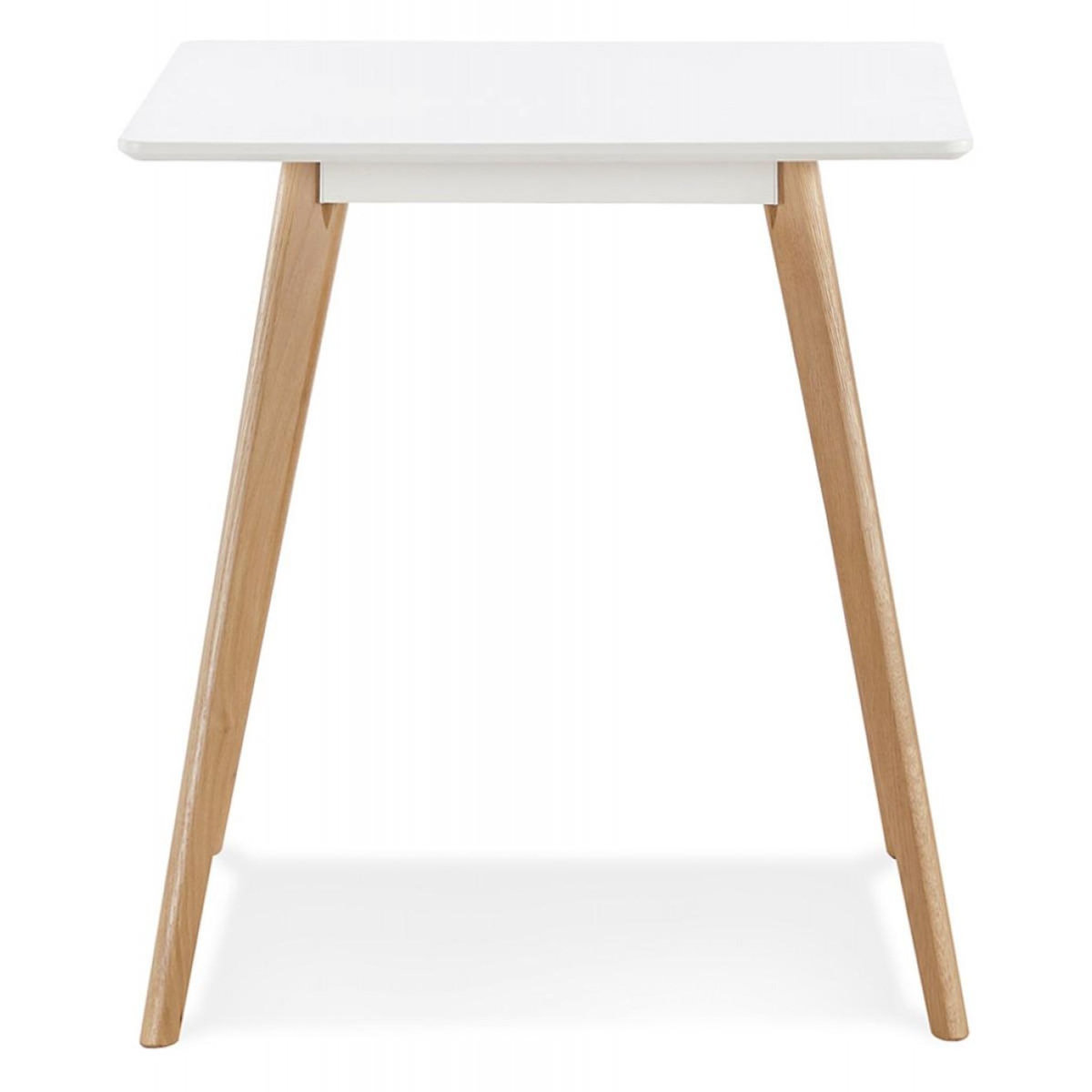 Paris Prix Table à Manger Carrée  Terrie  80cm Blanc