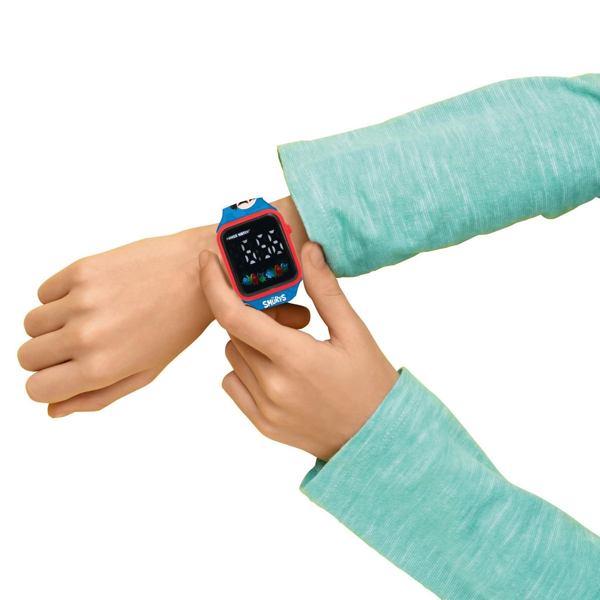 Lexibook Montre digitale LED Schtroumpfs