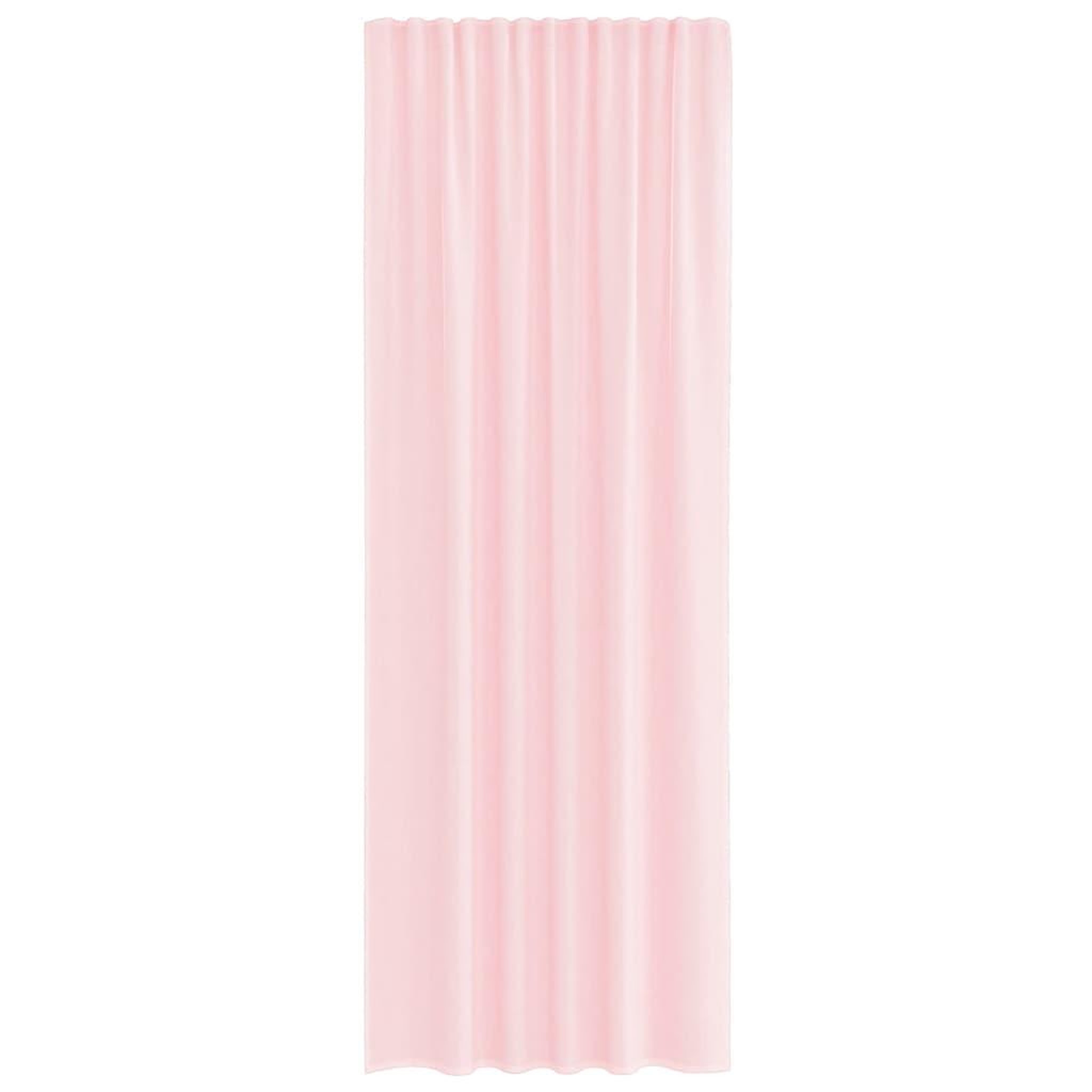 Voir la diapositive 4 : VIDAXL Rideaux en voile avec boucles 2 pcs rose clair 140x260 cm