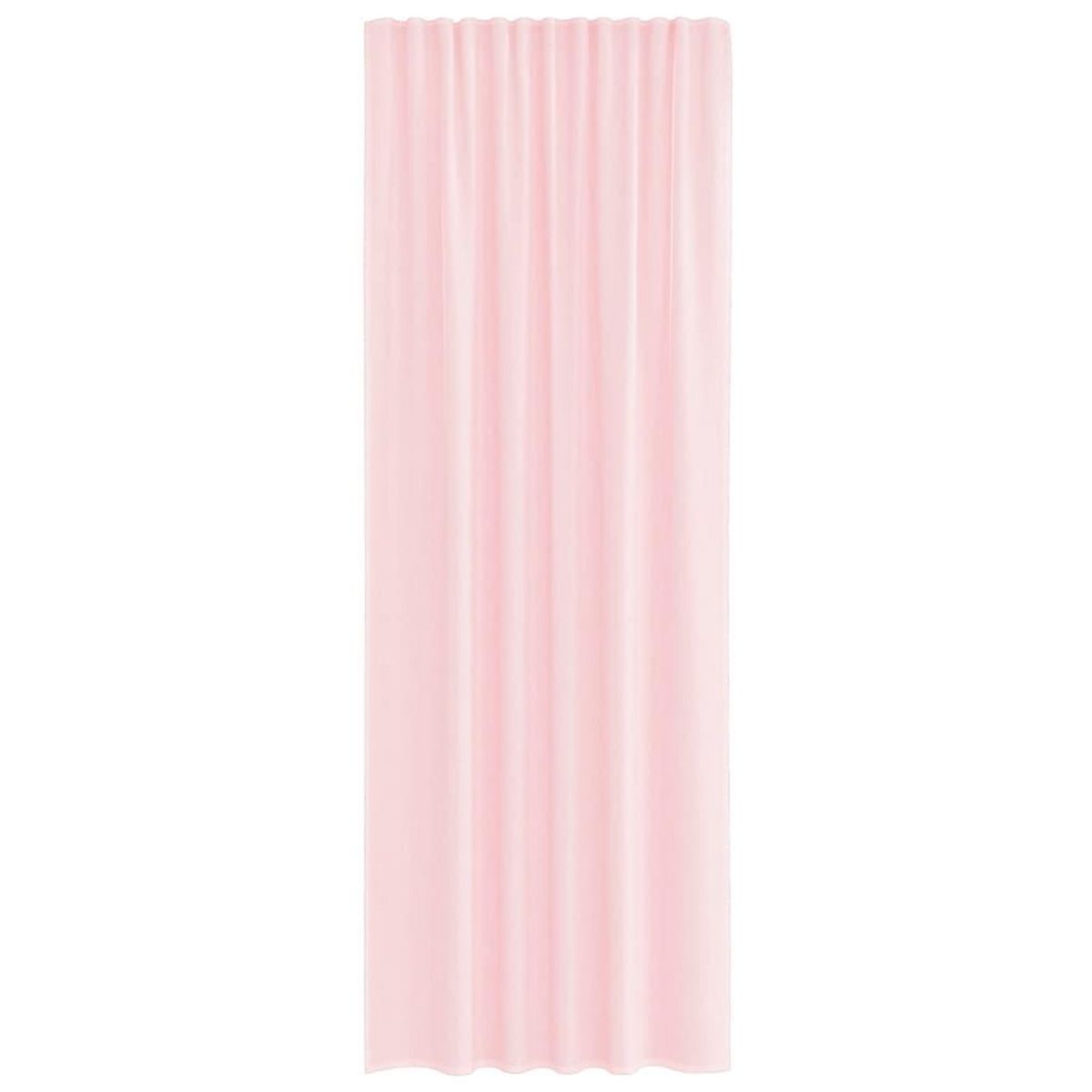 VIDAXL Rideaux en voile avec boucles 2 pcs rose clair 140x260 cm