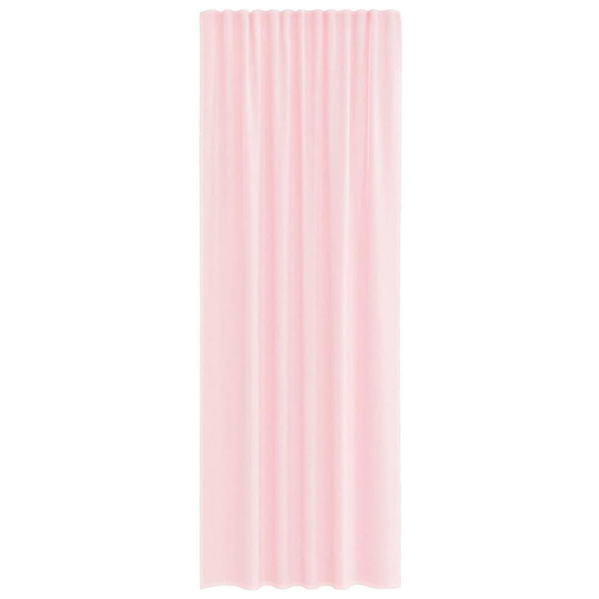 VIDAXL Rideaux en voile avec boucles 2 pcs rose clair 140x260 cm