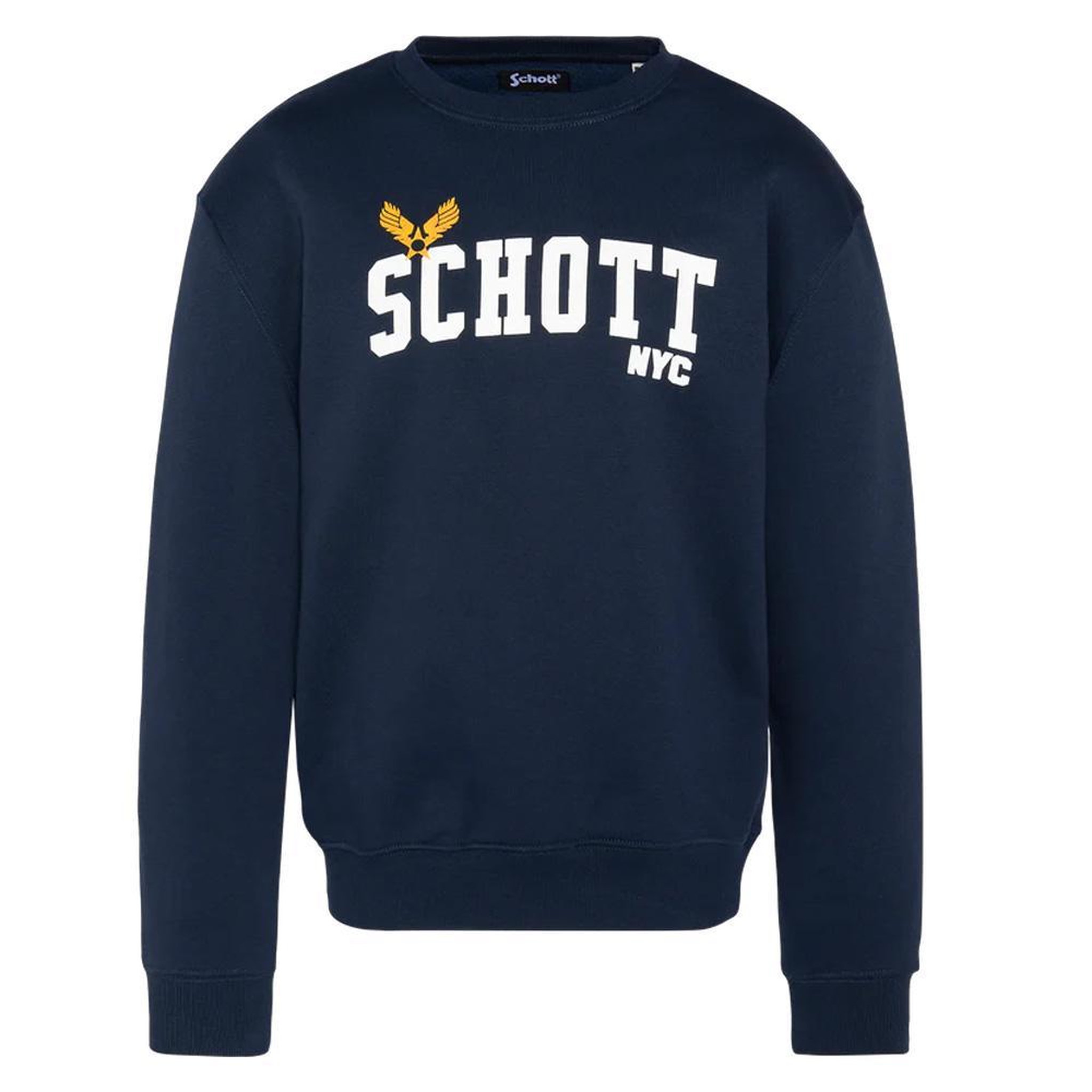 Schott Sweat Marine Homme Schott Schott Heat. Coloris disponibles : Bleu