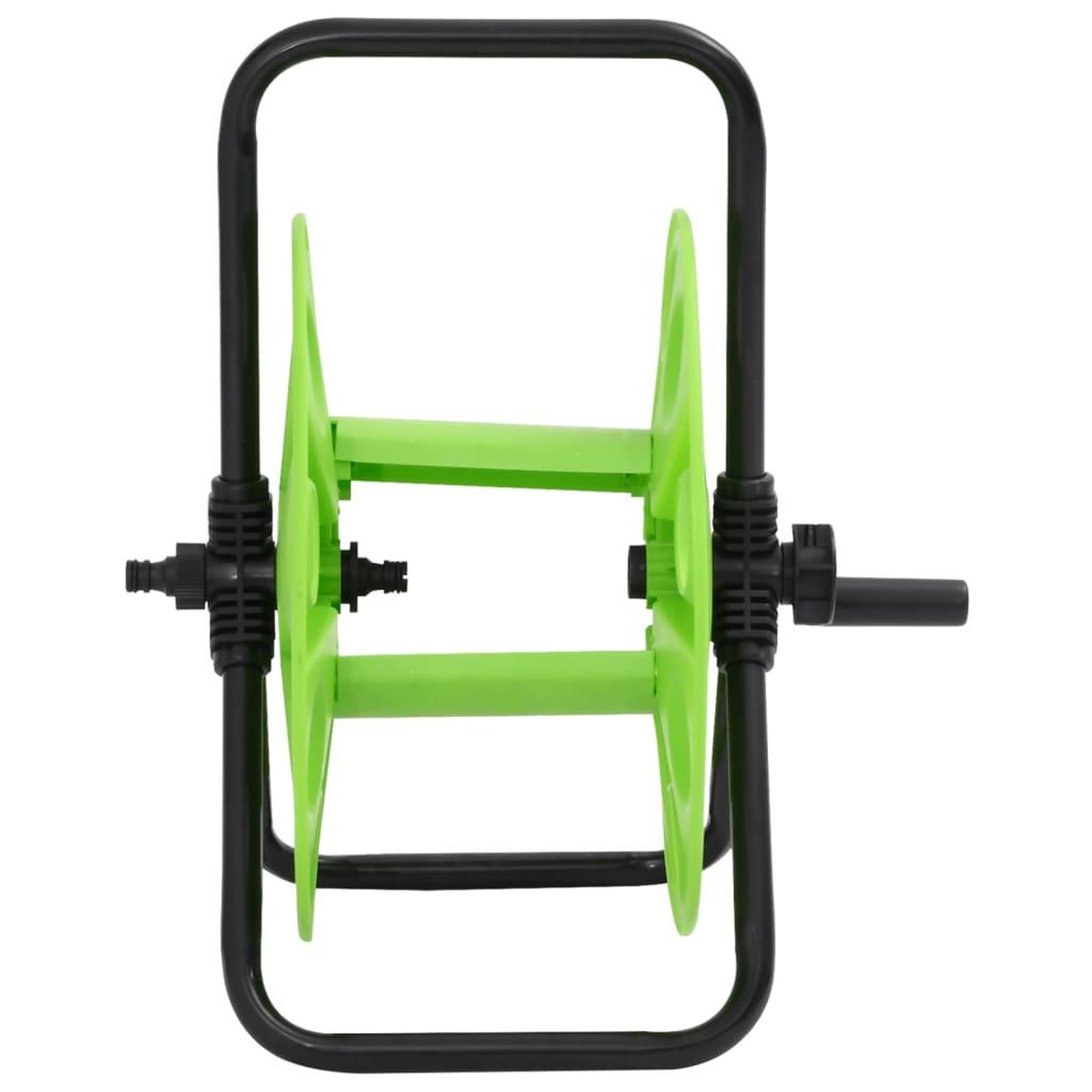 Voir la diapositive 3 : VIDAXL Enrouleur de tuyau vert sur pied pour tuyau de 45 m 1/2  acier