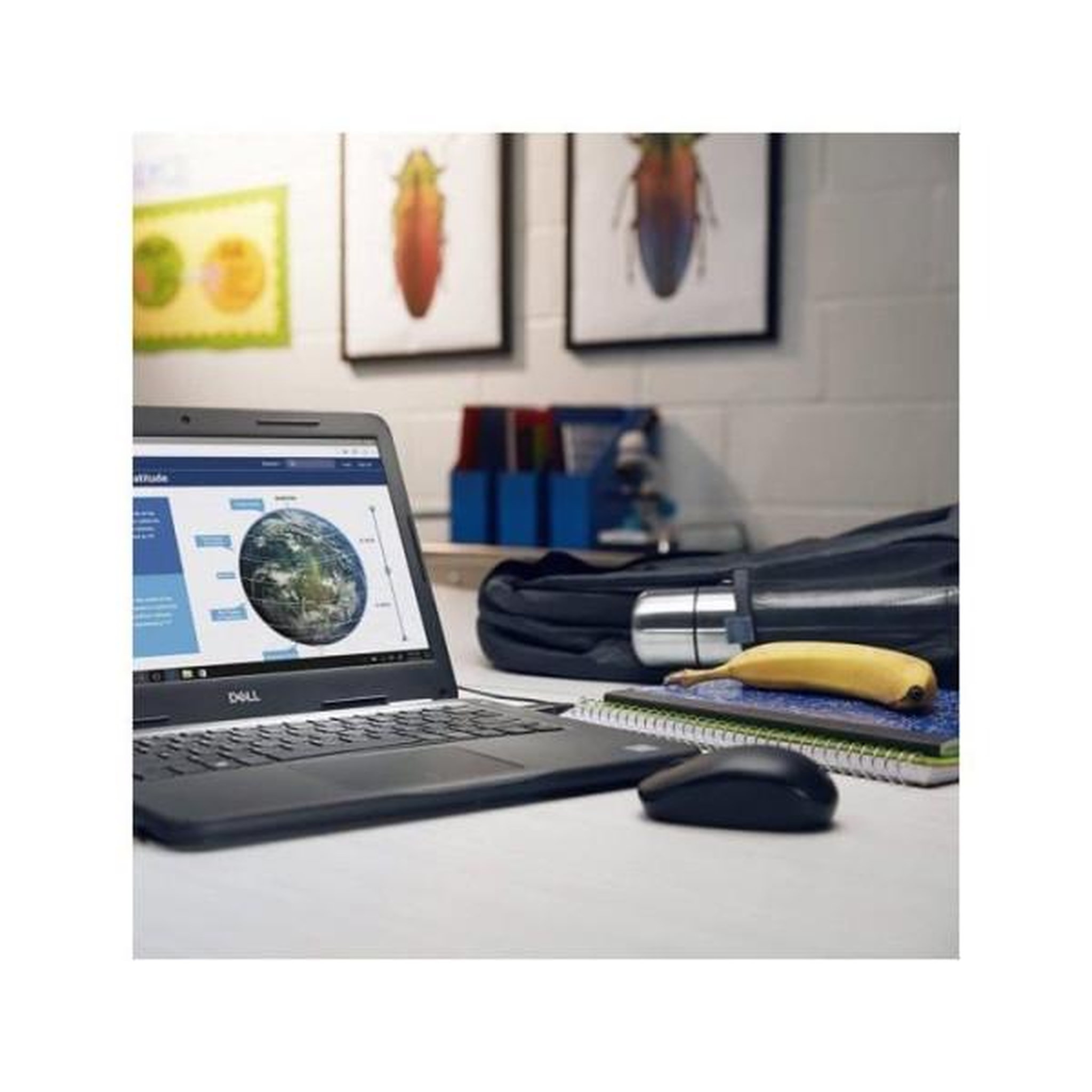 Voir la diapositive 4 : Dell Souris Sans fil - DELL - WM126 - Noir - Optique - Connectivité sans fil - Ergonomique