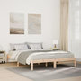 Voir la diapositive 1 : VIDAXL Cadre de lit extra long sans matelas 160x210 cm bois massif pin