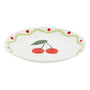 Voir la diapositive 2 : SECRET DE GOURMET Lot de 6 Assiettes à Dessert  Cerise  19cm Multicolore