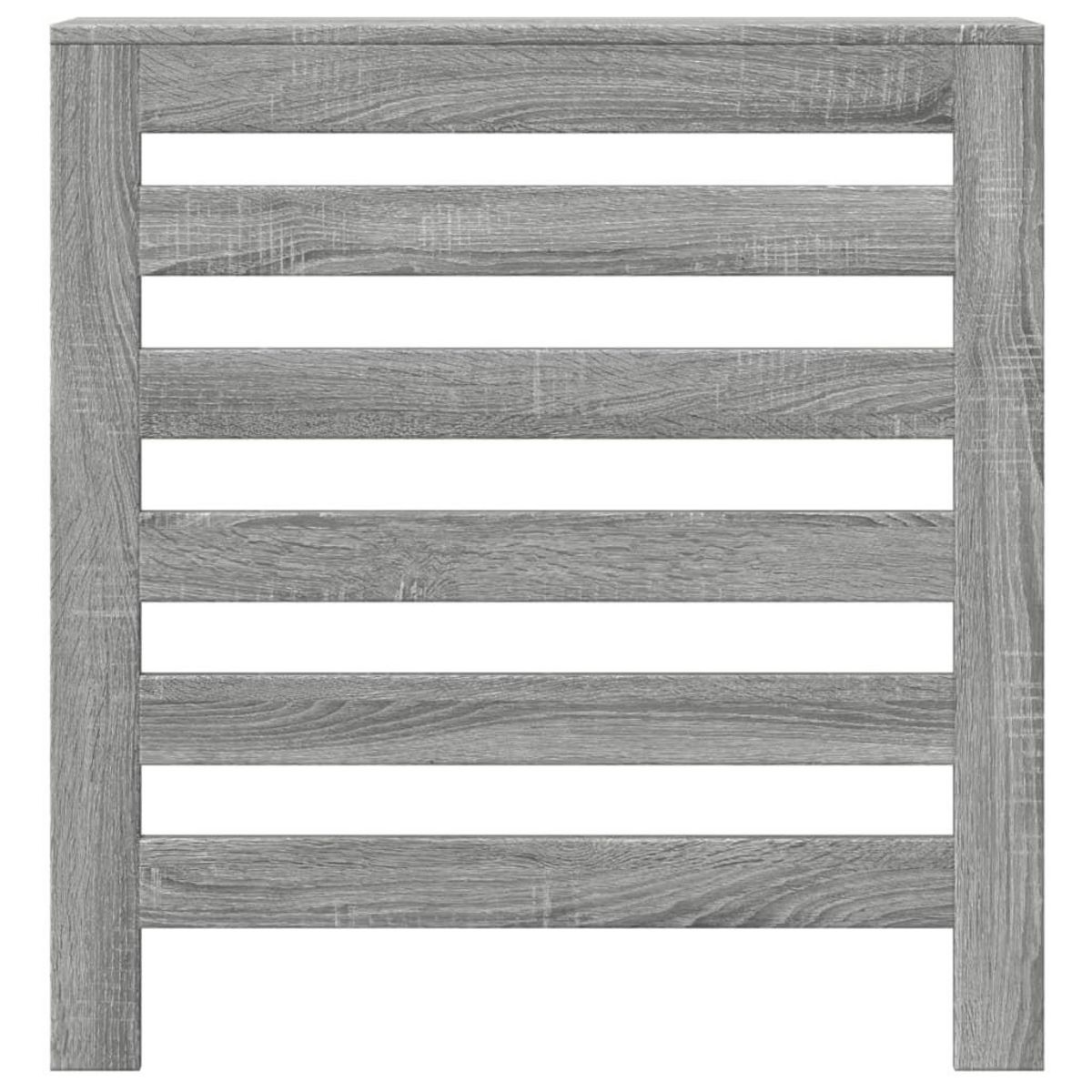 VIDAXL Cache-radiateur sonoma gris 78x20x82 cm bois d'ingenierie