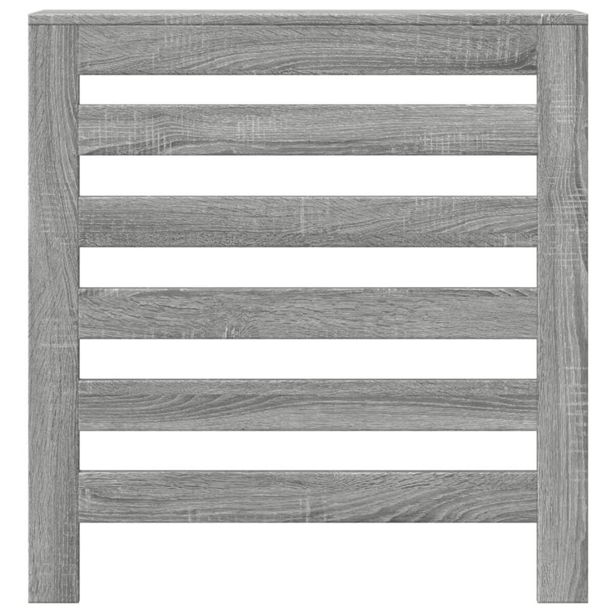 VIDAXL Cache-radiateur sonoma gris 78x20x82 cm bois d'ingenierie