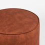 Voir la diapositive 3 : LABEL51 LABEL51 Pouf Tibo 55x55x40 cm Rouille Velours