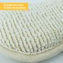 Voir la diapositive 3 : VIVEZEN Lot de 2 éponges exfoliantes et nettoyantes en fibre de bambou double face 16 x 10 x 3 cm