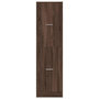 Voir la diapositive 5 : VIDAXL Armoire apothicaire chene marron 40x41x144,5 cm bois ingenierie