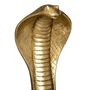 Voir la diapositive 2 : ATMOSPHERA Statue Déco  Cobra  36cm Or