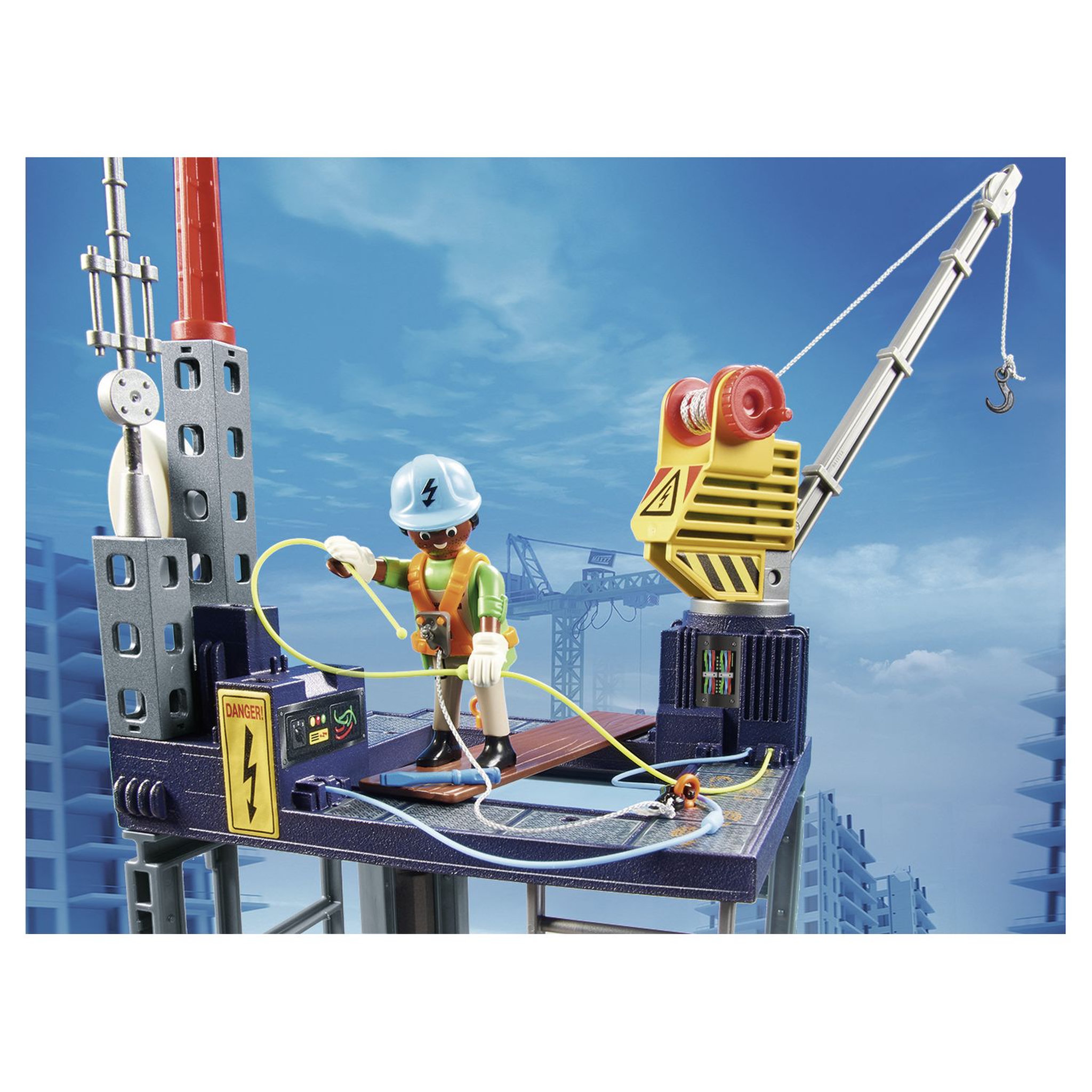 Voir la diapositive 5 : PLAYMOBIL City Action 70816 Starter Pack Plateforme de construction