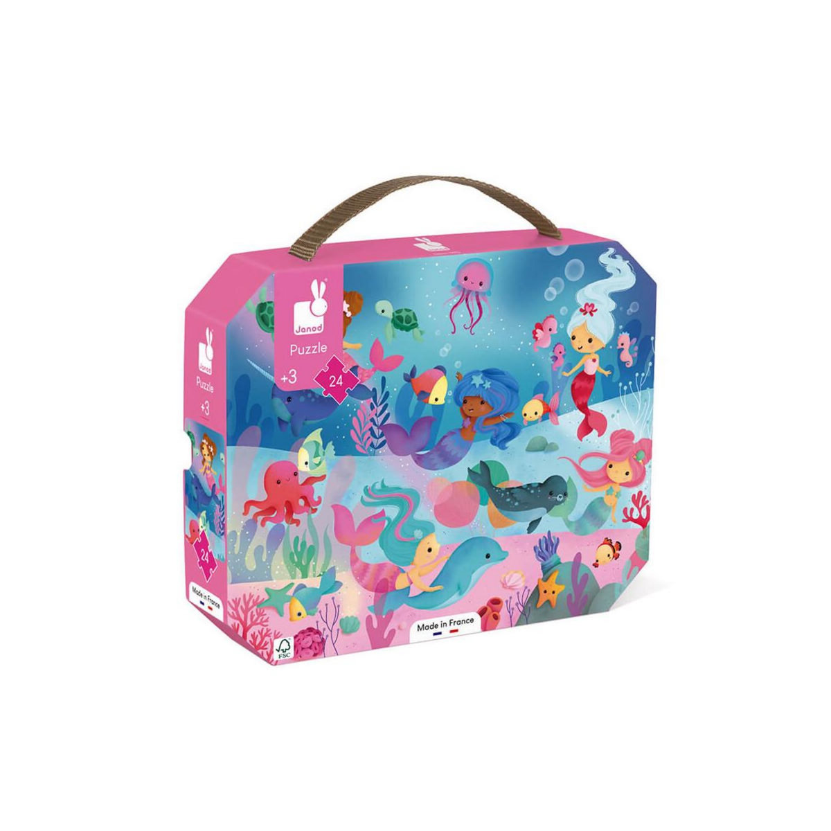 Juratoys-Janod Puzzle sirenes 24 pcs Janod